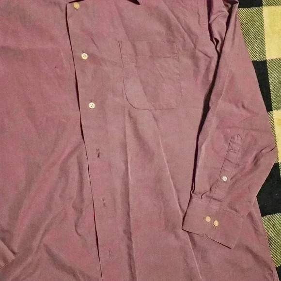 Alexander Julian Colours Mens Purple Button Up Shirt Size XL - Picture 2 of 10